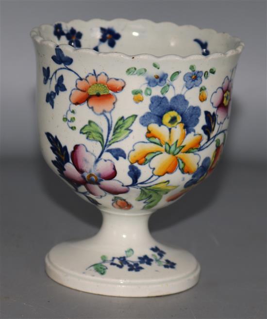 A 19th century stone china vase